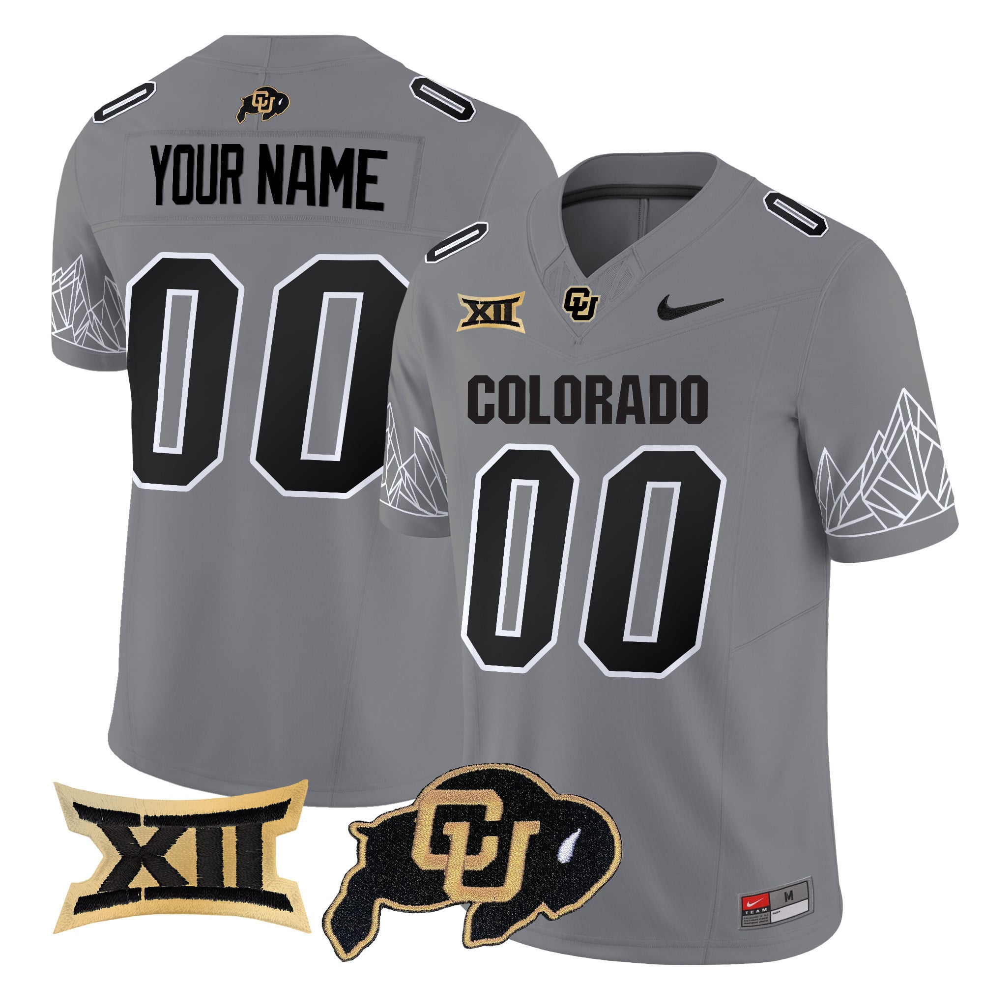 Colorado Buffaloes 2025 Vapor Limited Custom Jersey V2 – All Stitched