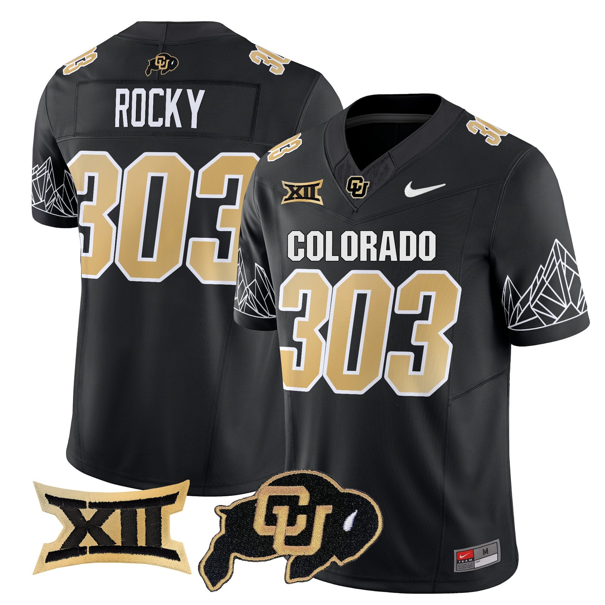 Men’s Colorado Buffaloes 2025 Vapor Limited Jersey V2 – All Stitched