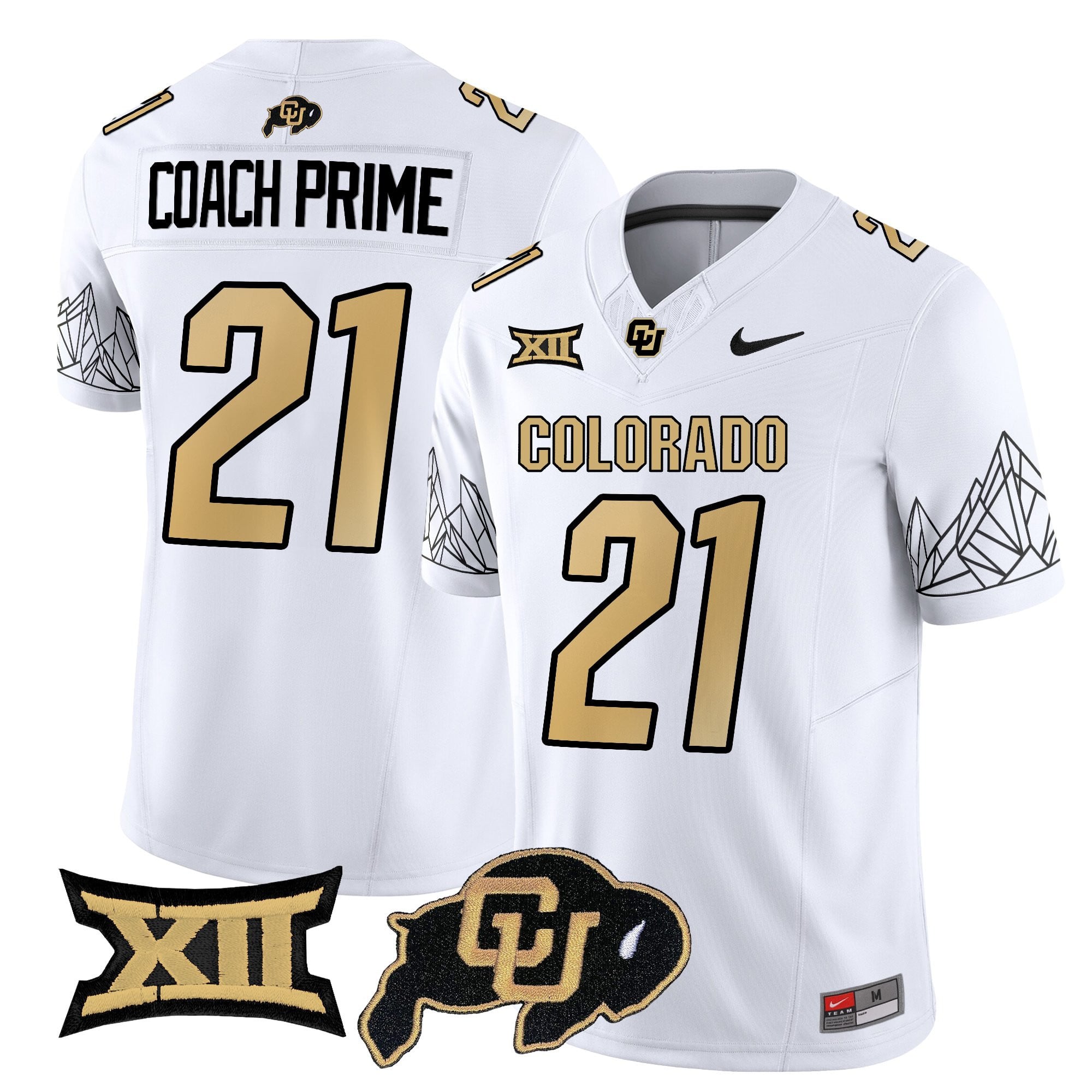 Men’s Colorado Buffaloes 2025 Vapor Limited Jersey V2 – All Stitched