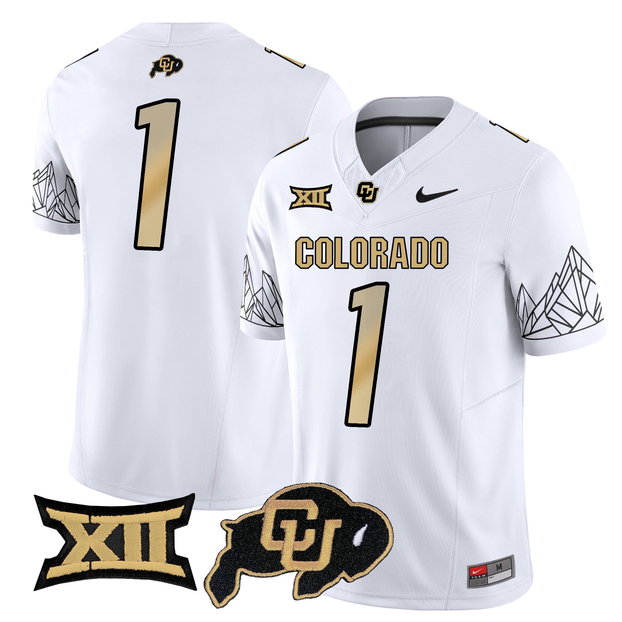Men’s Colorado Buffaloes 2025 Vapor Limited Jersey V2 – All Stitched