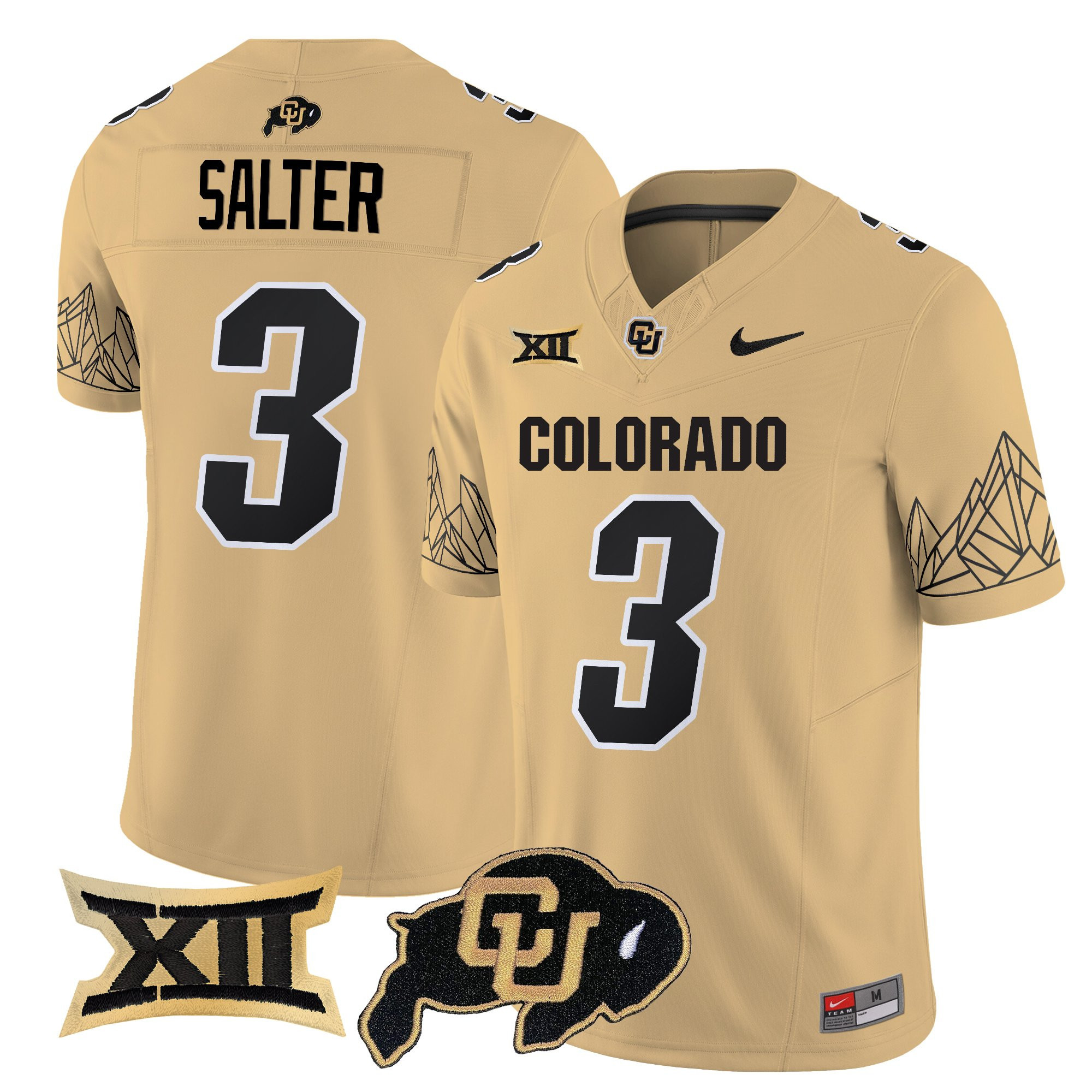 Men’s Colorado Buffaloes 2025 Vapor Limited Jersey V2 – All Stitched