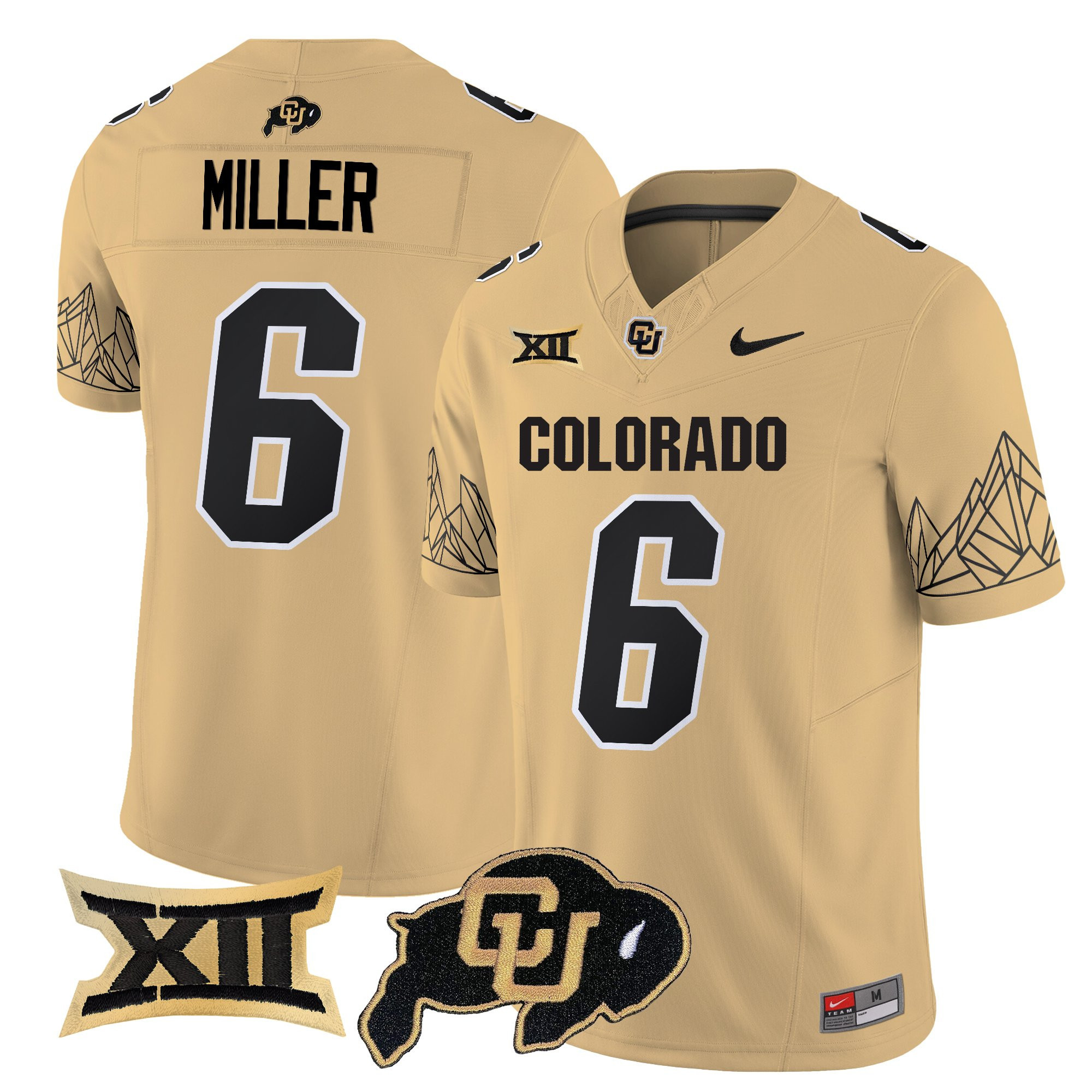 Men’s Colorado Buffaloes 2025 Vapor Limited Jersey V2 – All Stitched
