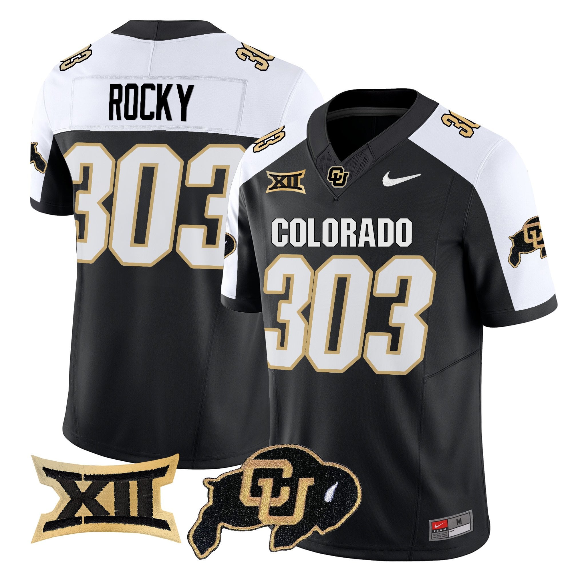 Men’s Colorado Buffaloes 2025 Vapor Limited Jersey – All Stitched