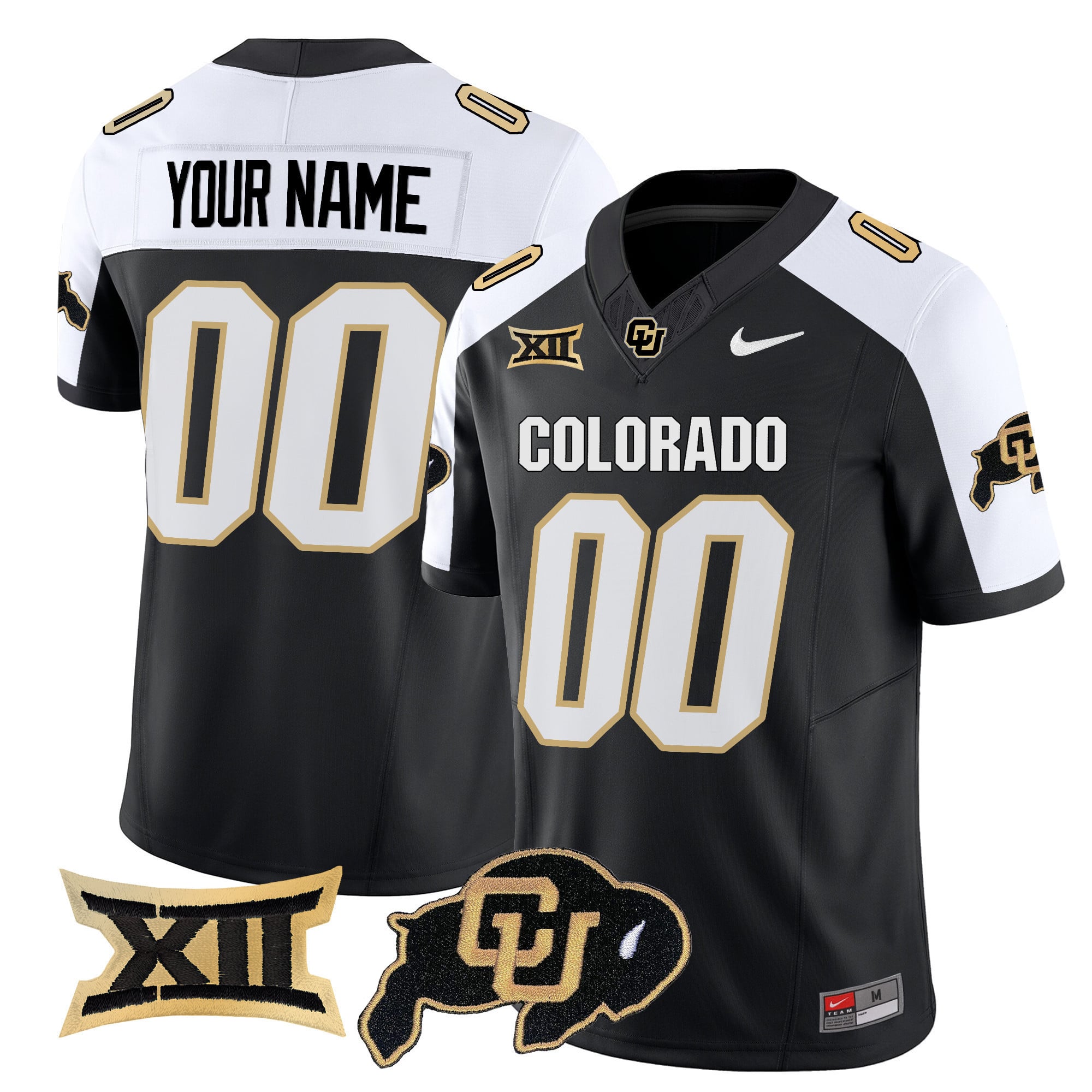 Colorado Buffaloes 2025 Vapor Limited Custom Jersey – All Stitched