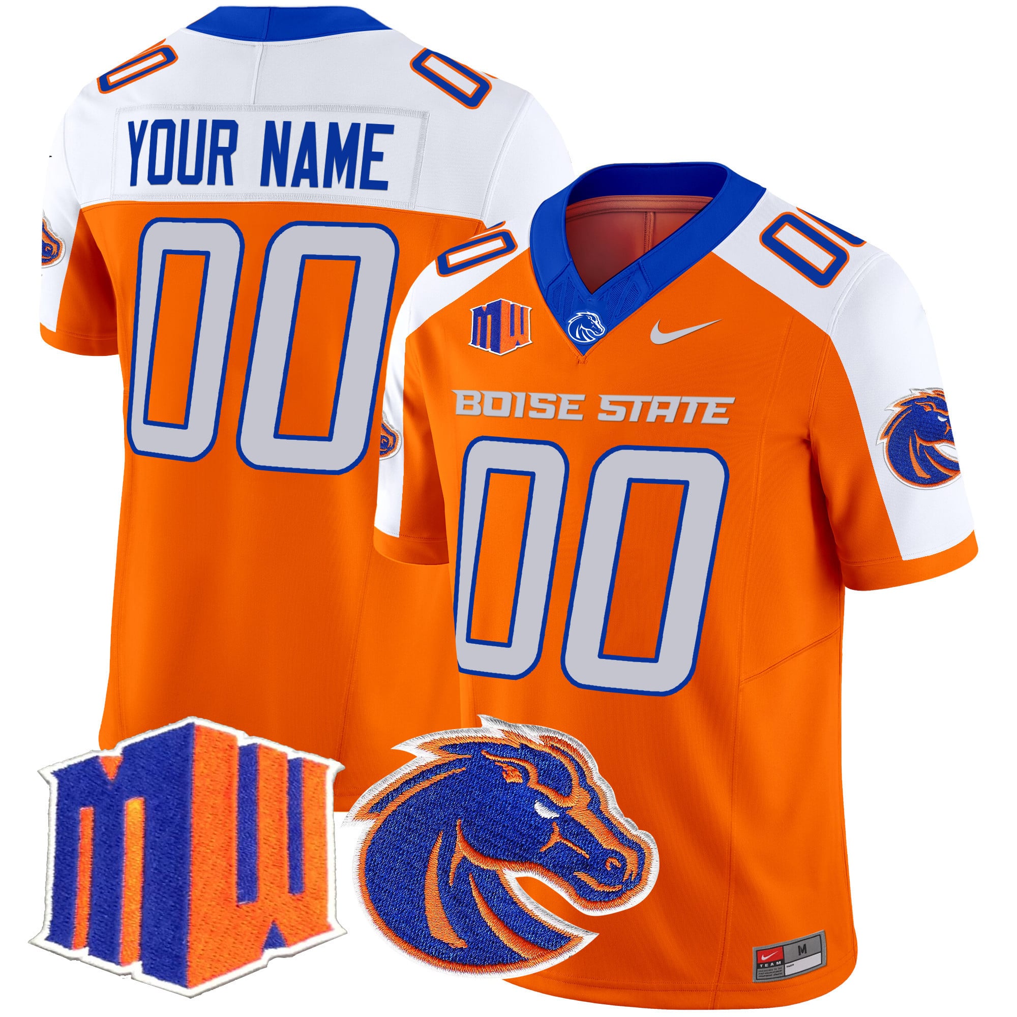 Boise State Broncos 2025 Vapor Limited Custom Jersey – All Stitched