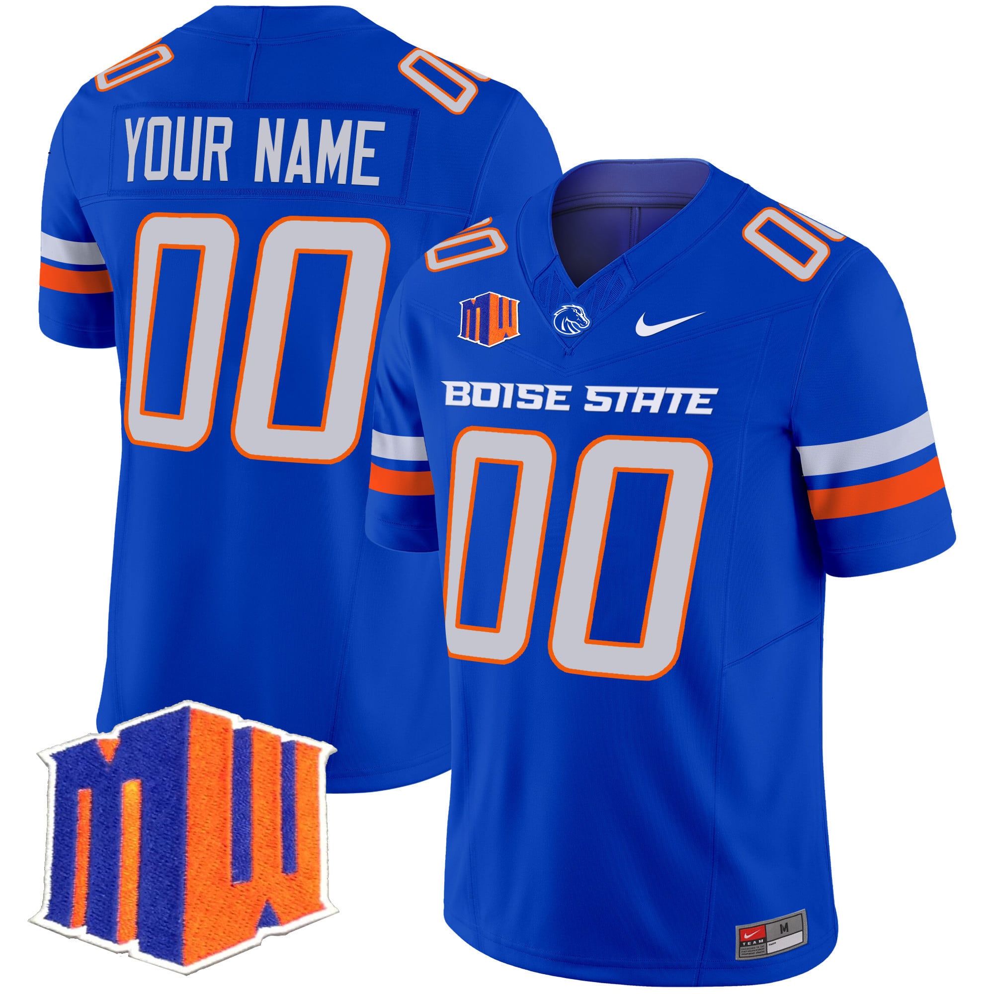 Boise State Broncos 2025 Vapor Limited Custom Jersey – All Stitched