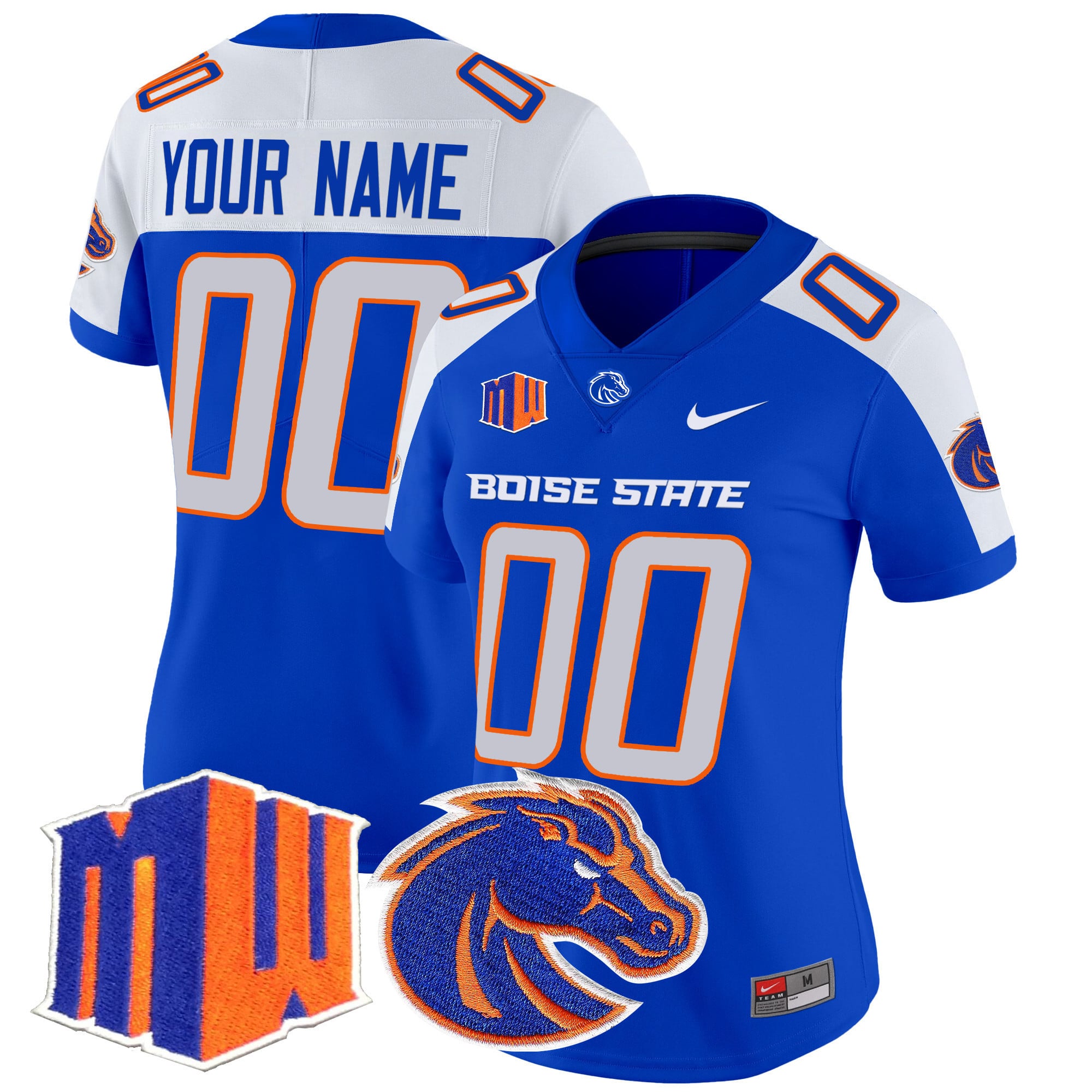 Boise State Broncos 2025 Vapor Limited Custom Jersey – All Stitched