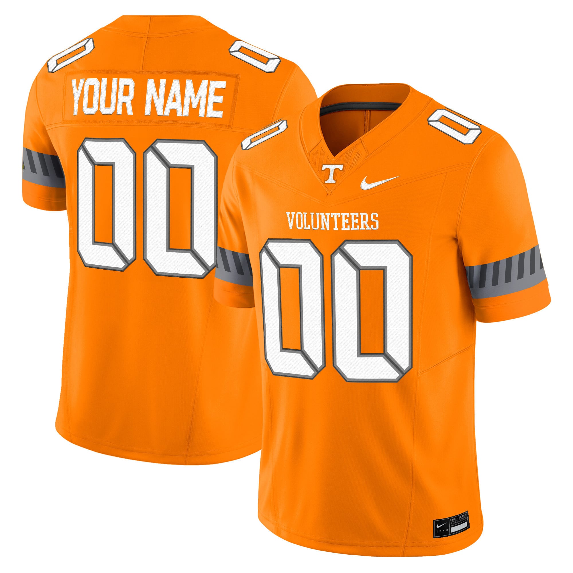Tennessee Volunteers 2025 ‘Smokey Grey Series’ Vapor Limited Custom Jersey – All Stitched