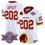 Men’s Washington Redskins Throwback 1992 Super Bowl XXVI Patch Vapor Limited Jersey V2 – All Stitched