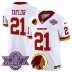 Men’s Washington Redskins Throwback 1992 Super Bowl XXVI Patch Vapor Limited Jersey V2 – All Stitched