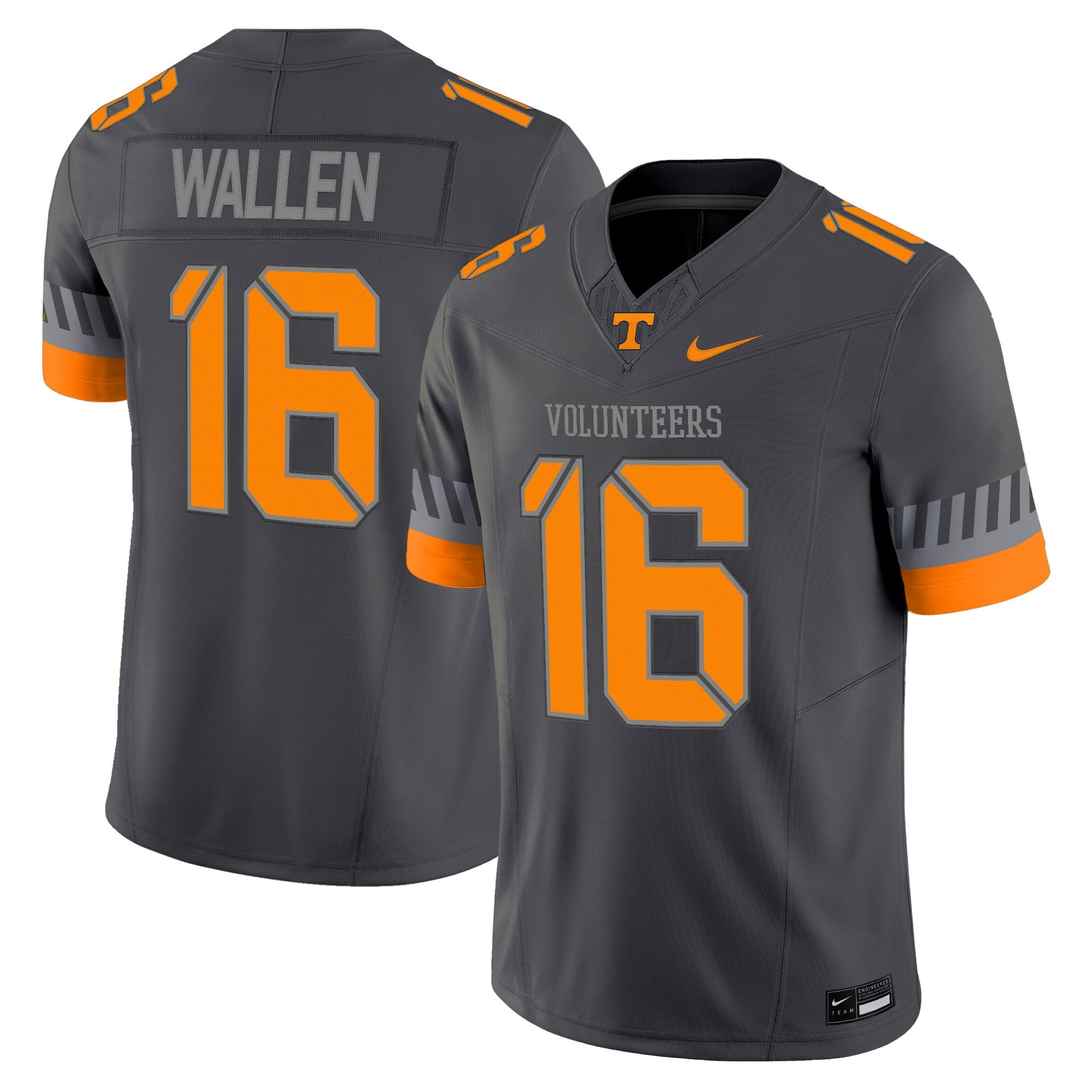 Men’s Tennessee Volunteers 2025 ‘Smokey Grey Series’ Vapor Limited Jersey – All Stitched