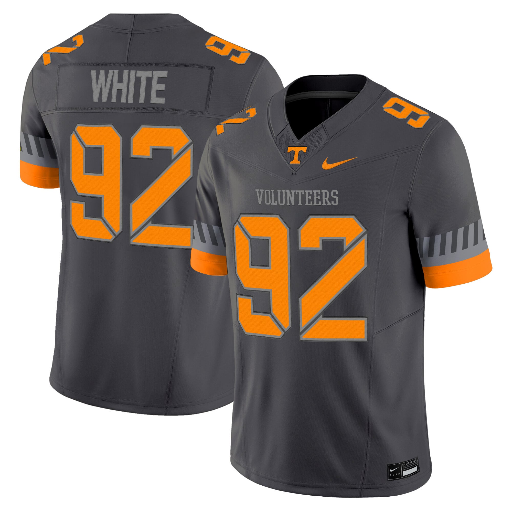 Men’s Tennessee Volunteers 2025 ‘Smokey Grey Series’ Vapor Limited Jersey – All Stitched