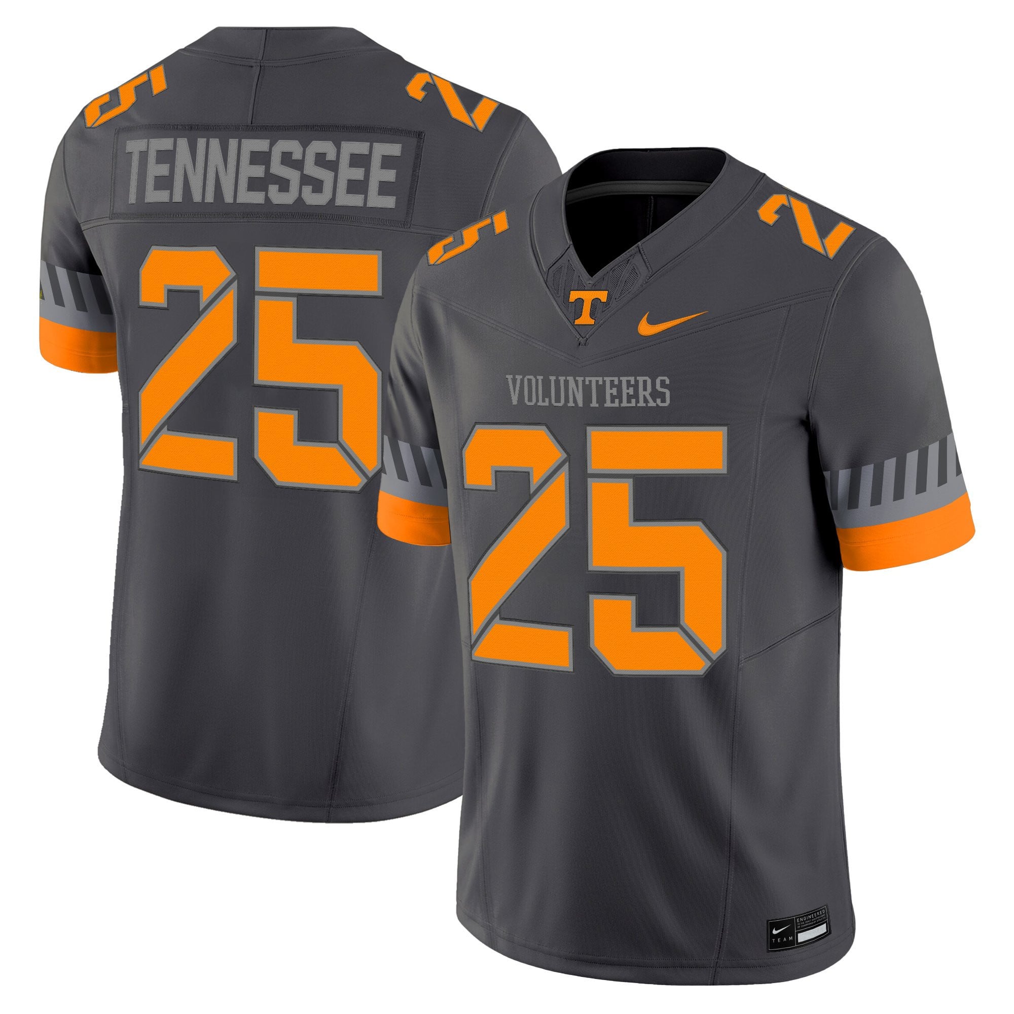 Men’s Tennessee Volunteers 2025 ‘Smokey Grey Series’ Vapor Limited Jersey – All Stitched