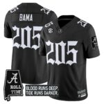 Men’s Alabama Crimson Tide ‘Gothic Bama Blood Edition’ Vapor Limited Jersey – All Stitched