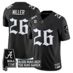 Men’s Alabama Crimson Tide ‘Gothic Bama Blood Edition’ Vapor Limited Jersey – All Stitched
