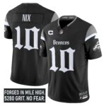 Men’s Denver Broncos ‘Gothic Mile High Shadows Edition’ Vapor Limited Jersey – All Stitched