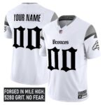 Denver Broncos ‘Gothic Mile High Shadows Edition’ Vapor Limited Custom Jersey – All Stitched