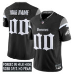 Denver Broncos ‘Gothic Mile High Shadows Edition’ Vapor Limited Custom Jersey – All Stitched