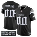 Denver Broncos ‘Gothic Mile High Shadows Edition’ Vapor Limited Custom Jersey – All Stitched