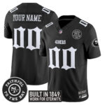 San Francisco 49ers ‘Fog City Gothic Edition’ Vapor Limited Custom Jersey – All Stitched