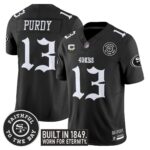 Men’s San Francisco 49ers ‘Fog City Gothic Edition’ Vapor Limited Jersey – All Stitched