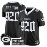 Men’s Green Bay Packers ‘Gothic Frozen Tundra Edition’ Vapor Limited Jersey – All Stitched