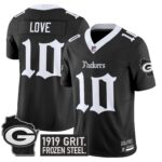 Men’s Green Bay Packers ‘Gothic Frozen Tundra Edition’ Vapor Limited Jersey – All Stitched