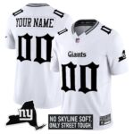 New York Giants ‘Gothic Gotham Edition’ Vapor Limited Custom Jersey – All Stitched