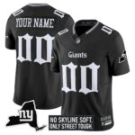 New York Giants ‘Gothic Gotham Edition’ Vapor Limited Custom Jersey – All Stitched