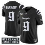 Men’s Cincinnati Bengals ‘Gothic Jungle Shadows Edition’ Vapor Limited Jersey – All Stitched