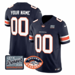 Denver Broncos Logo Patch Vapor Limited Custom Jersey – All Stitched
