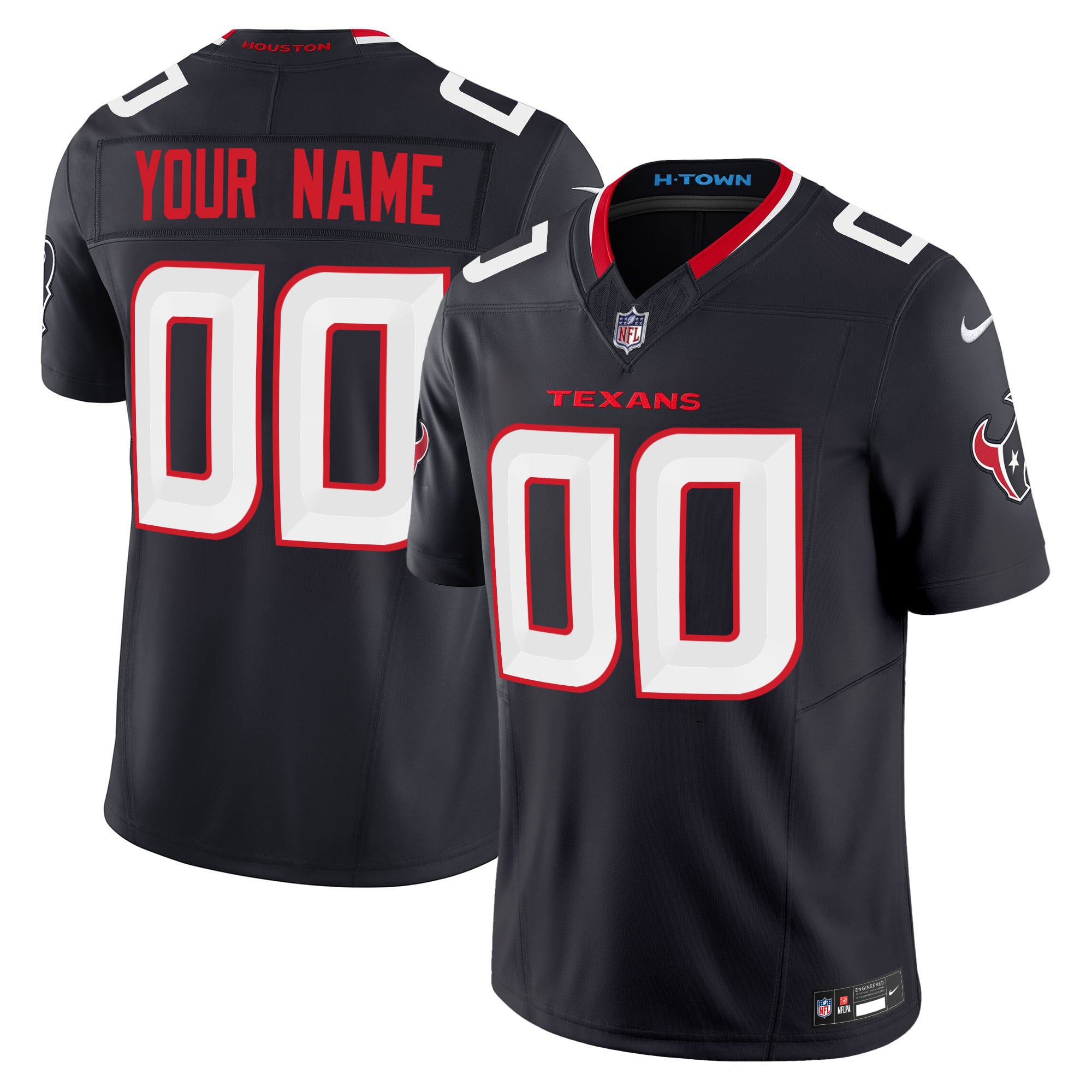 Houston Texans 2024 Vapor Limited Custom Jersey – All Stitched