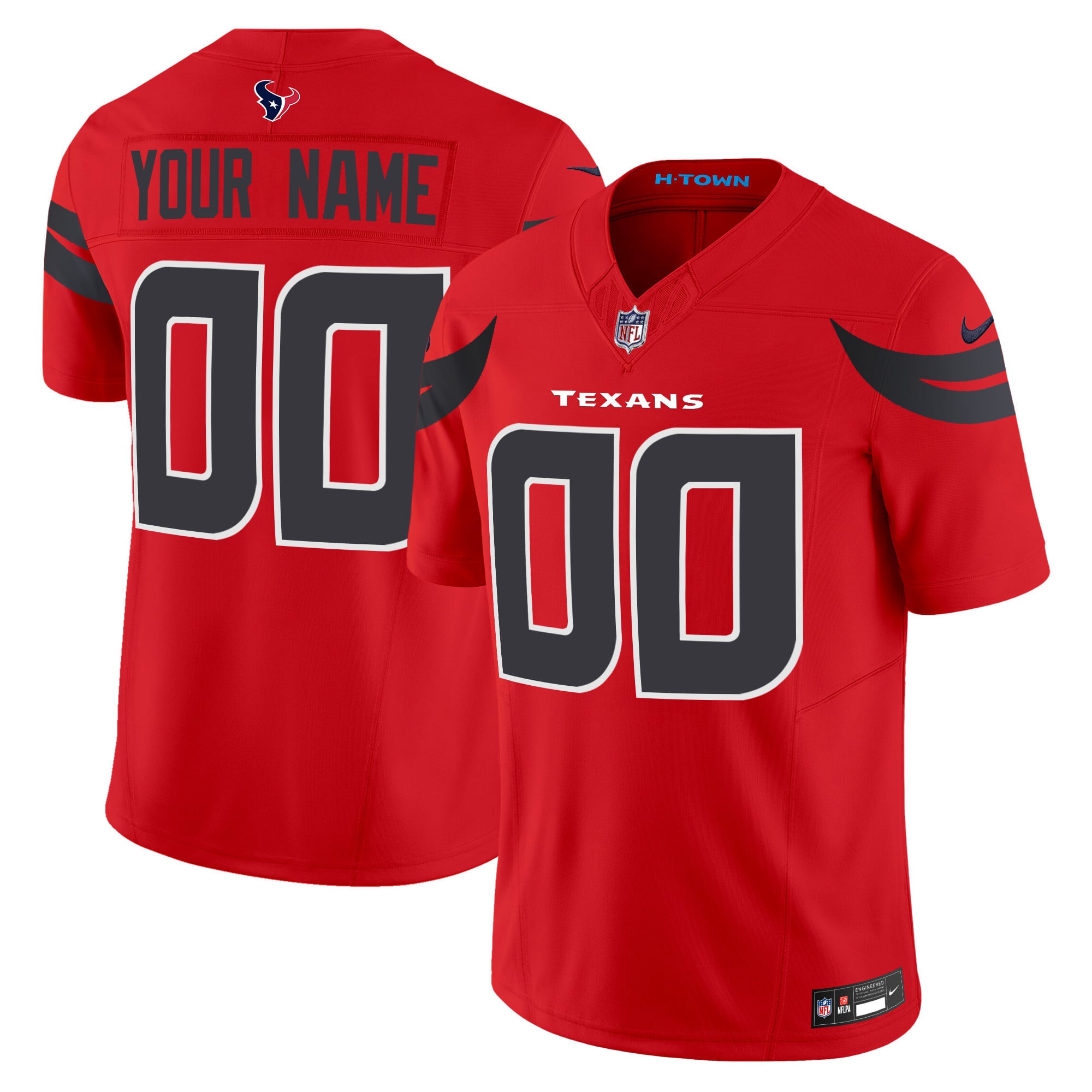 Houston Texans 2024 Vapor Limited Custom Jersey – All Stitched