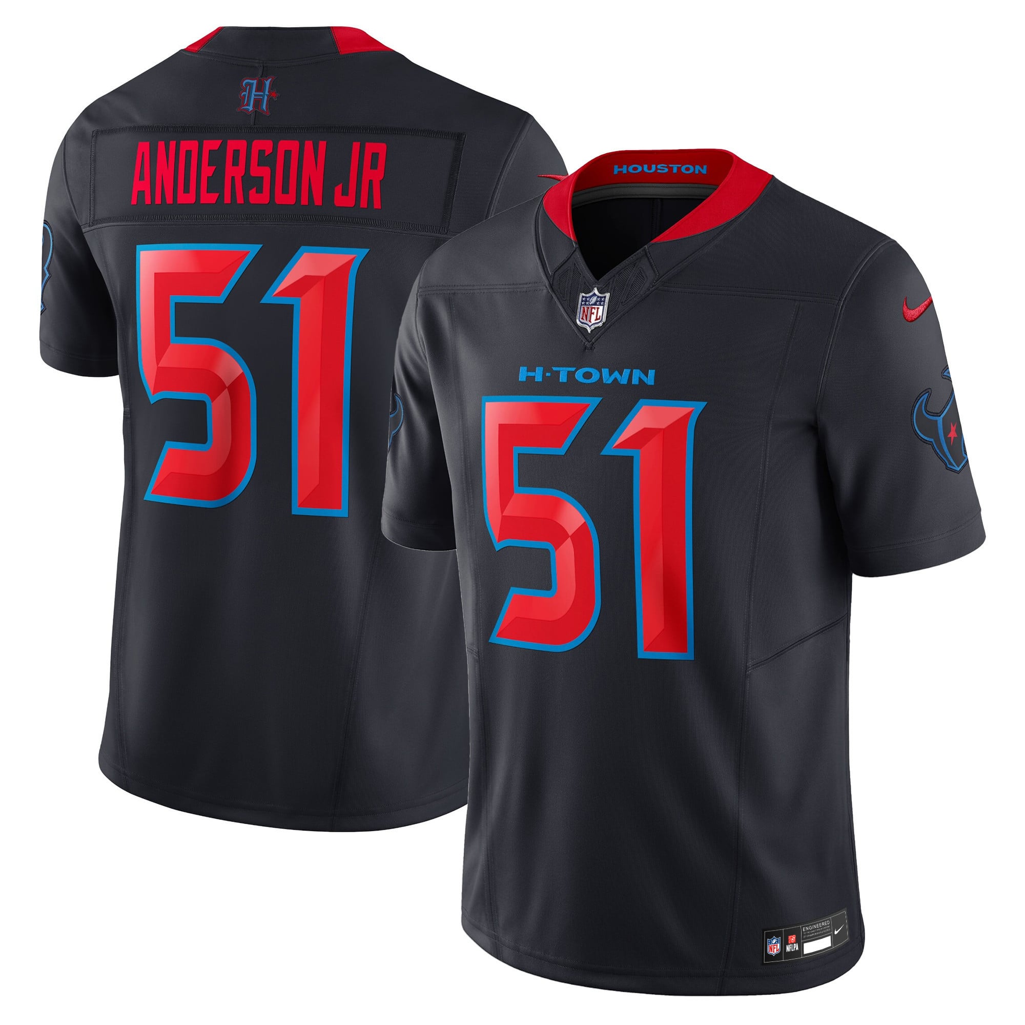 Men’s Houston Texans 2024 Vapor Limited Jersey – All Stitched