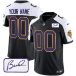 Vikings Bud Grant Patch Classic Limited Custom Jersey V3 – All Stitched