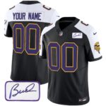Vikings Bud Grant Patch Classic Limited Custom Jersey V3 – All Stitched