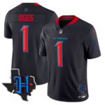 Men’s Houston Texans 2024 Texas Patch Vapor Limited Jersey – All Stitched