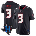 Men’s Houston Texans 2024 Texas Patch Vapor Limited Jersey – All Stitched
