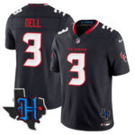 Men’s Houston Texans 2024 Texas Patch Vapor Limited Jersey – All Stitched