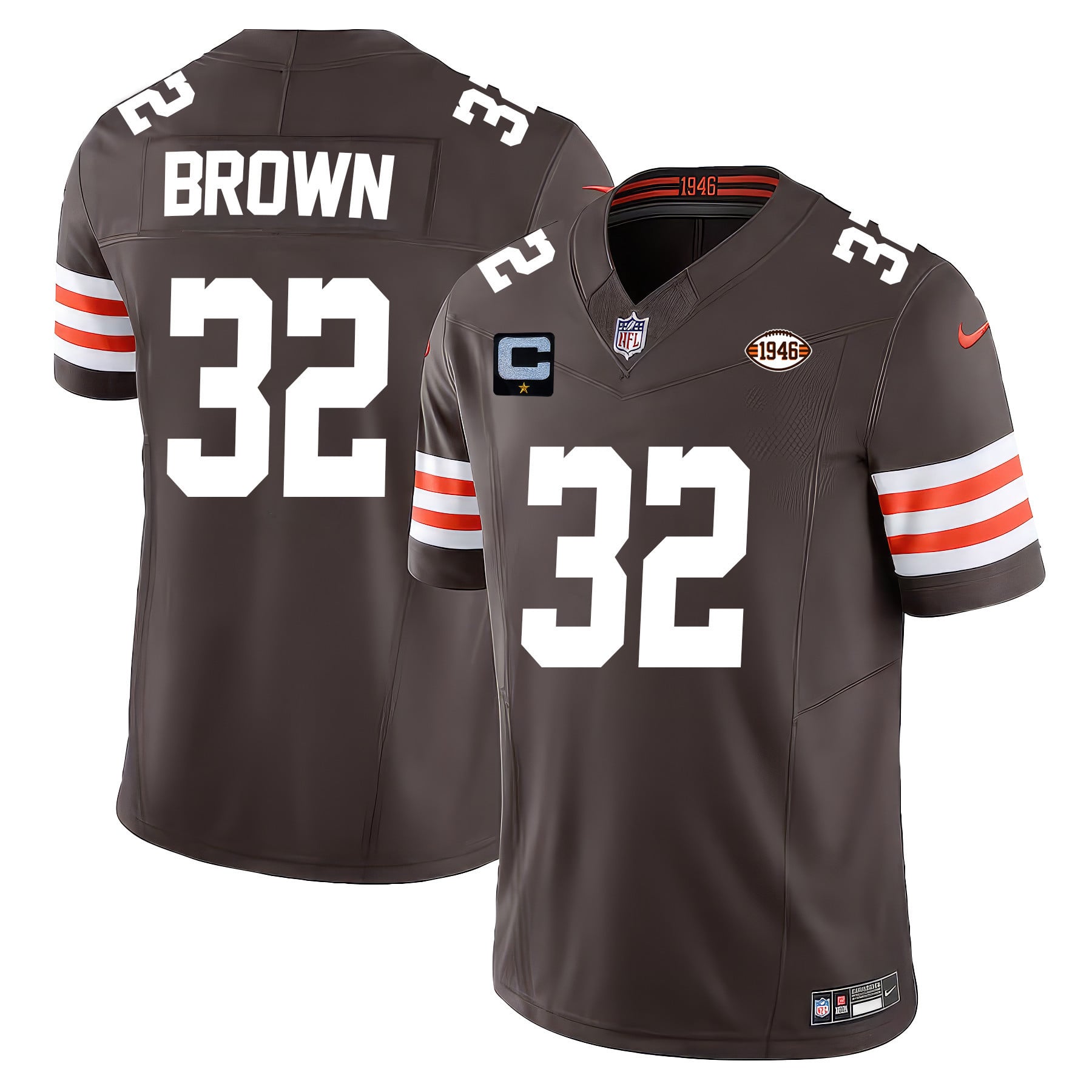 Men’s Cleveland Browns Football Vapor Limited Jersey – All Stitched