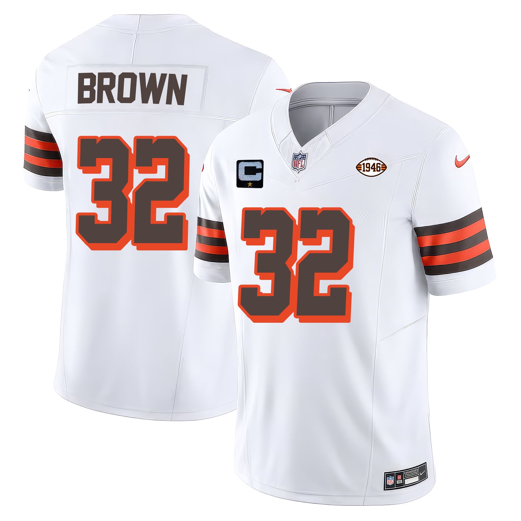Men’s Cleveland Browns Football Vapor Limited Jersey – All Stitched