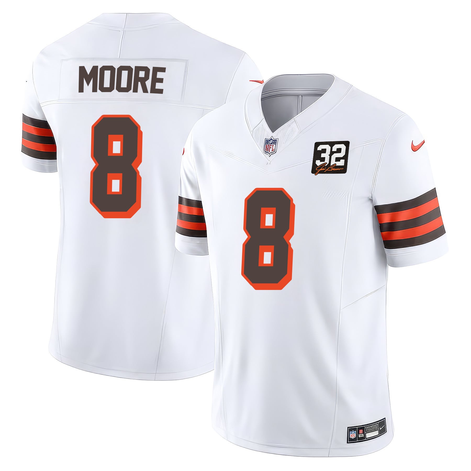 Men’s Cleveland Browns Football Vapor Limited Jersey – All Stitched