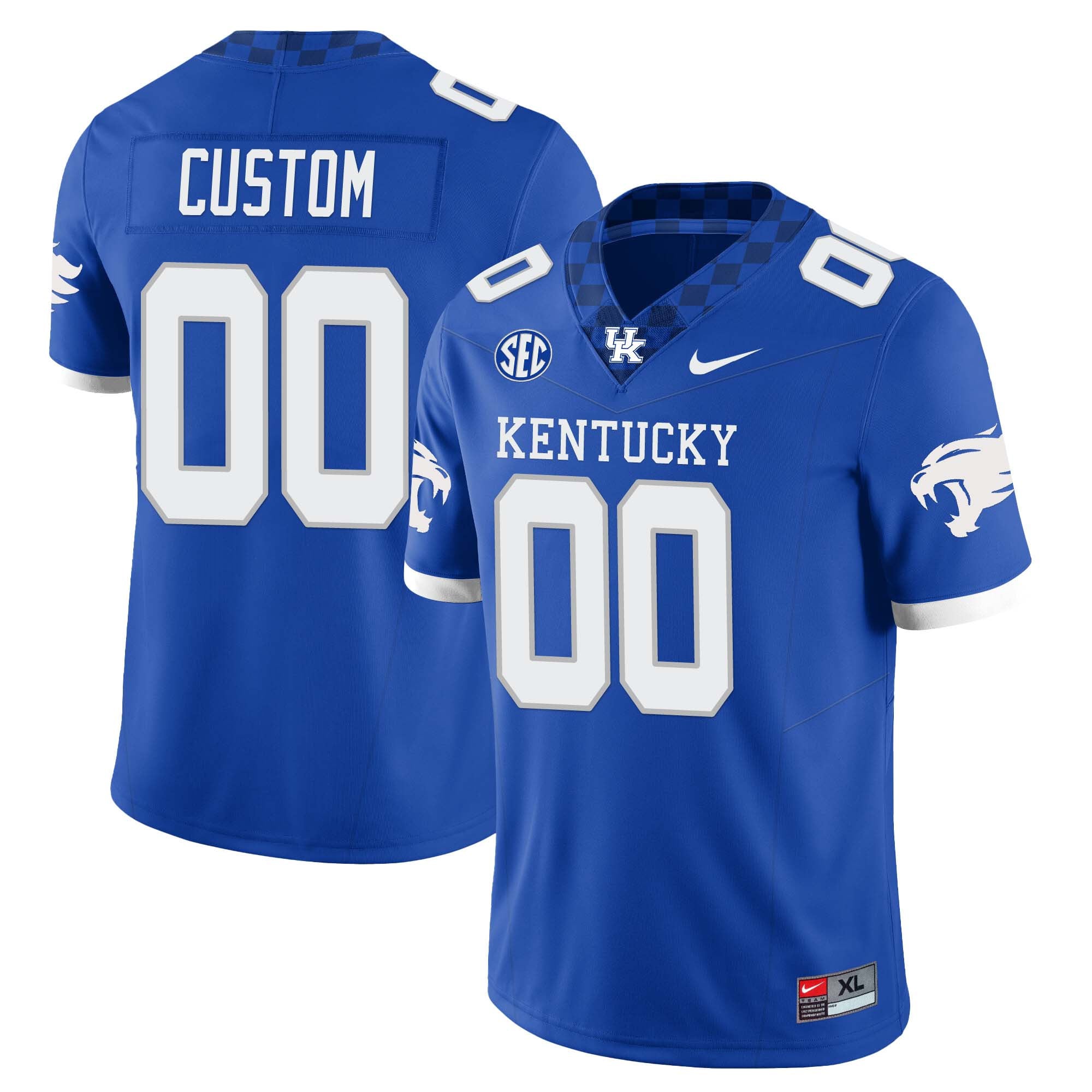 Men’s Kentucky Wildcats Football Limited Custom Jersey – Wildcats Logo