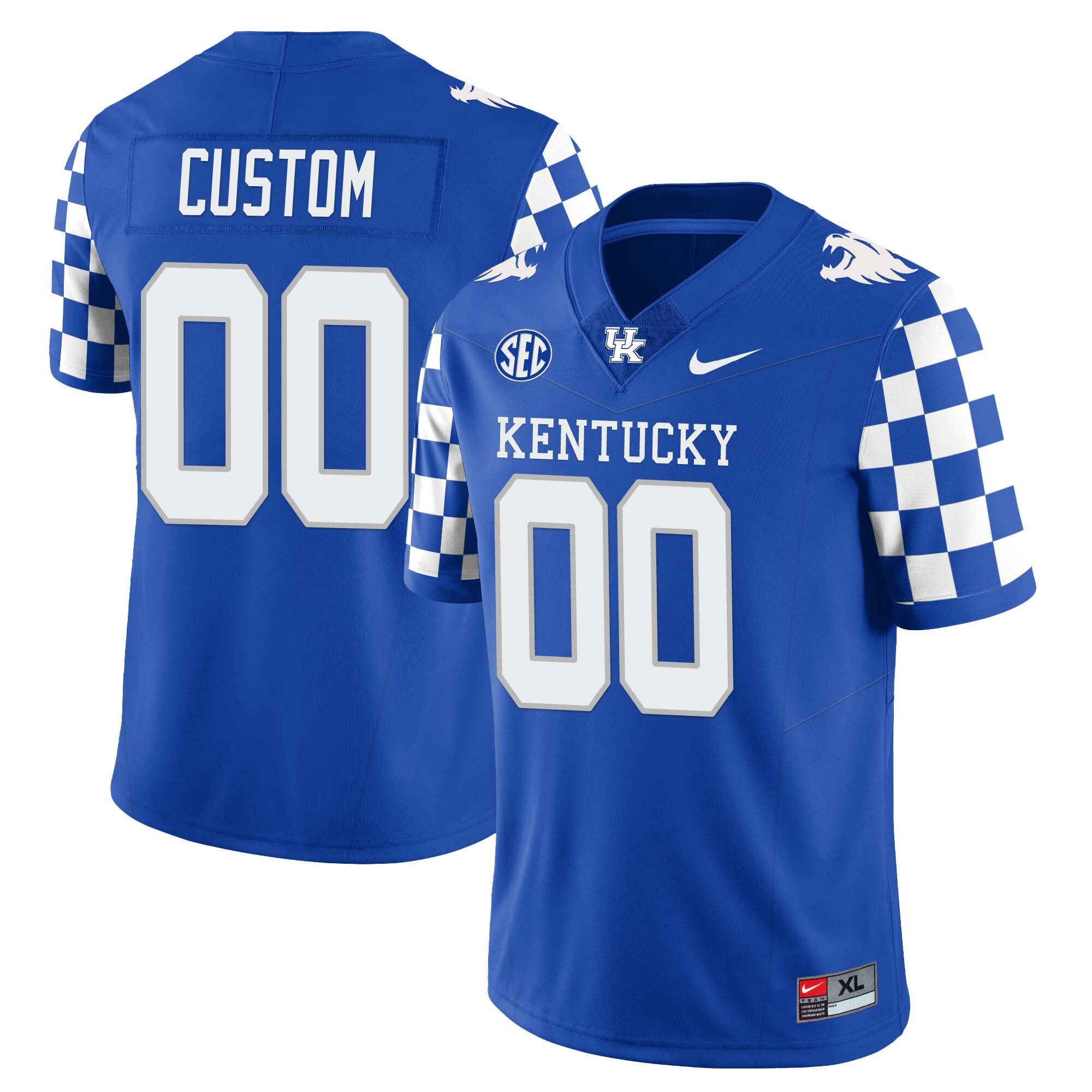 Men’s Kentucky Wildcats Football Limited Custom Jersey – Wildcats Logo
