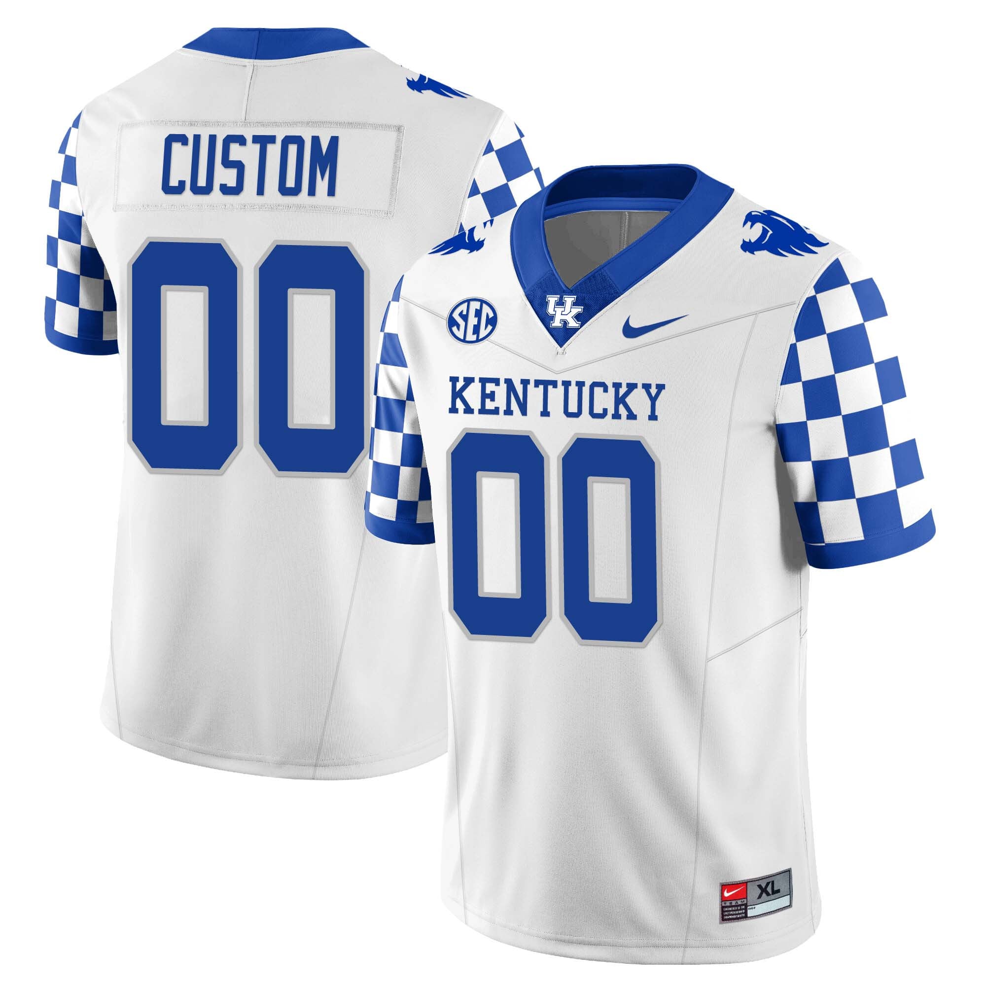 Men’s Kentucky Wildcats Football Limited Custom Jersey – Wildcats Logo