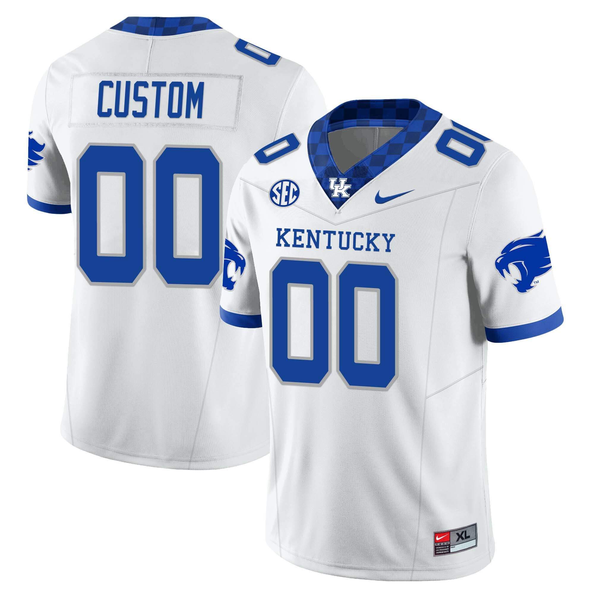Men’s Kentucky Wildcats Football Limited Custom Jersey – Wildcats Logo