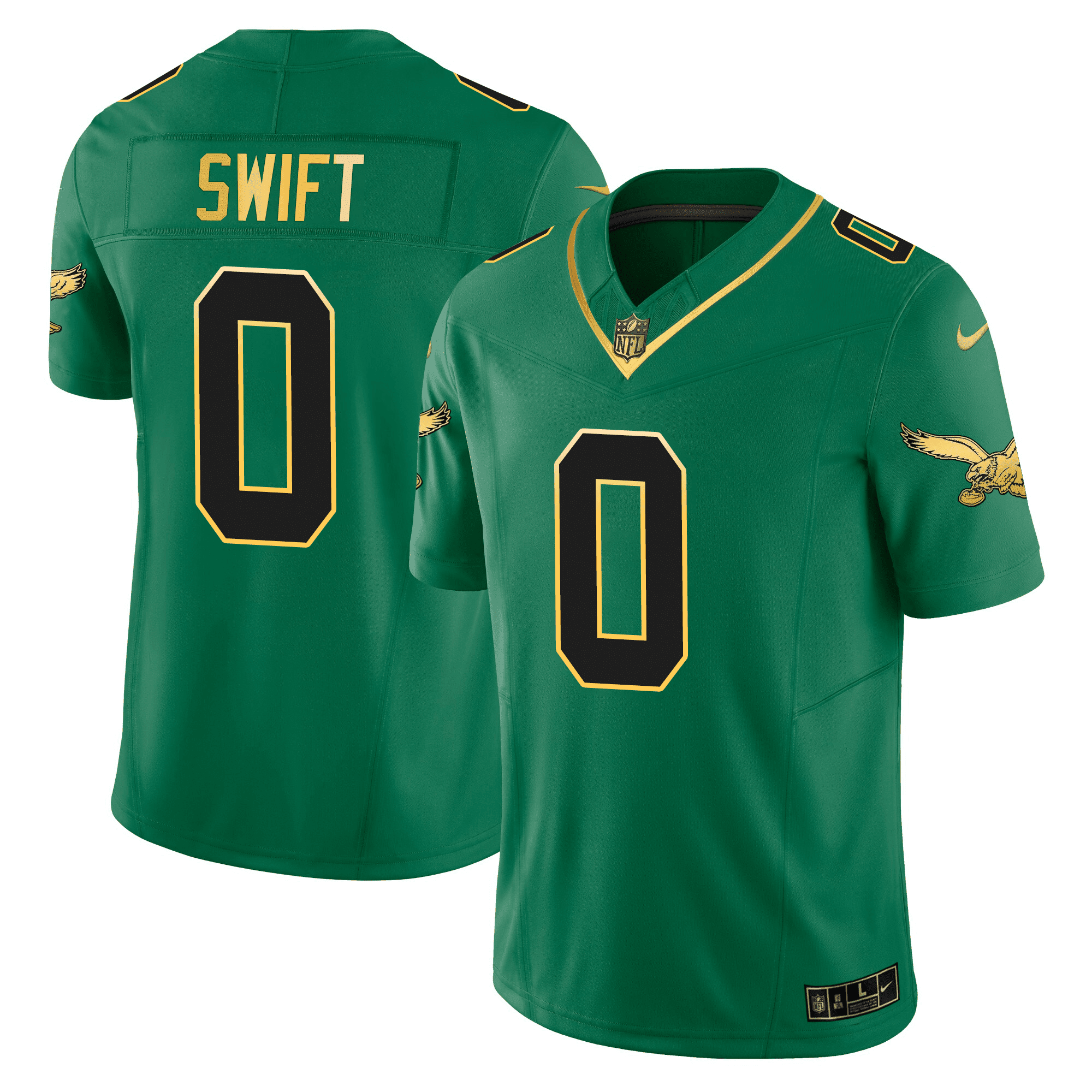 Men’s Philadelphia Eagles Limited Jersey – Gold Edition