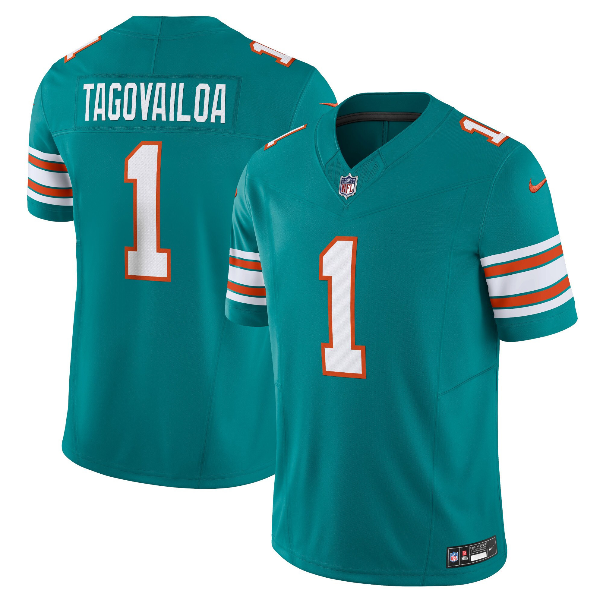 Men’s Dolphins Vapor Limited Jersey – All Stitched