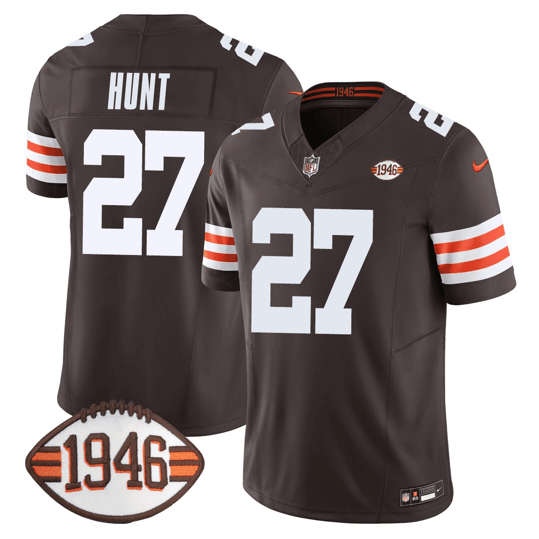 Men’s Cleveland Browns Limited Jersey – 75th Anniversary + Ohio States Location Patch
