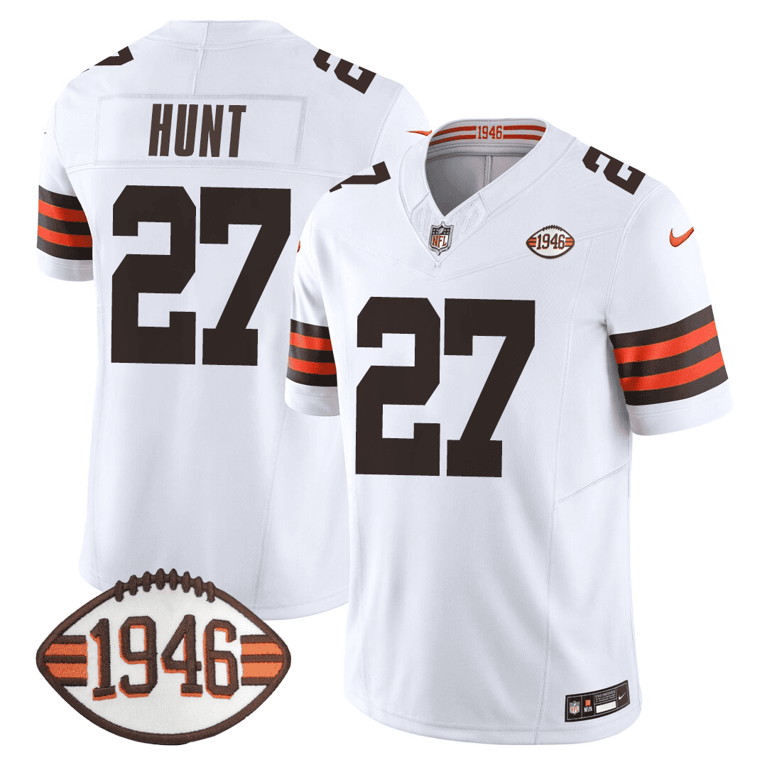 Men’s Cleveland Browns Limited Jersey – 75th Anniversary + Ohio States Location Patch